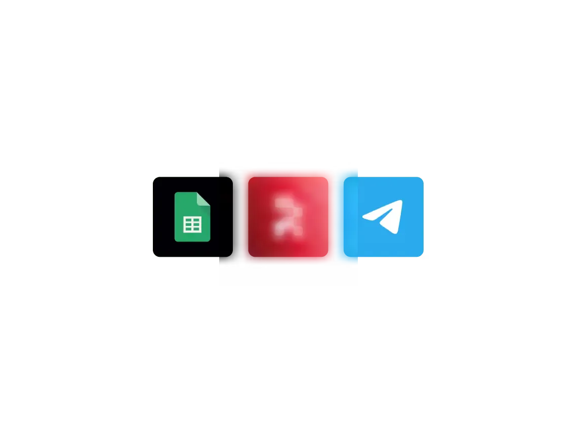Иконки Google Таблиц и Telegram